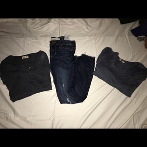 Lot of hollister clothing